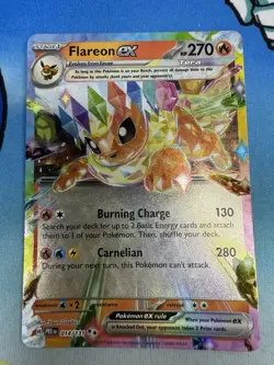 Flareon ex 014/131 Prismatic Evolutions Ultra Rare 2025 Pokemon Card - Image 1