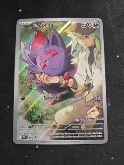 N's Zorua - (Pokemon Center Exclusive) SV: Scarlet & Violet Promo Cards 189 NM - Image 1