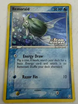Remoraid 73/109 EX Team Rocket Returns Stamped Reverse Holo Pokemon TCG Card - Image 1