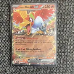 Pokemon TCG Ethan's Ho-Oh EX Card 039/182 Destined Rivals NM - Image 1