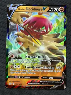 Hisuian Decidueye V Holo Promo SWSH: Sword & Shield Promo Cards SWSH238 NM - Image 1