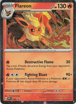 Flareon - 167 (Cosmos Holo) 167 Sv: Scarlet & Violet Promo Cards Holo - Image 1