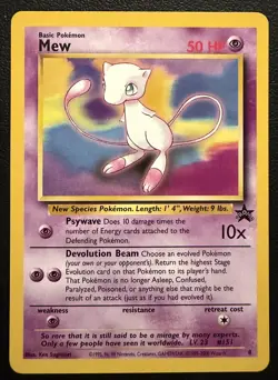 Mew - 8 - Pokemon Wizards Black Star Promo Card NM - Image 1