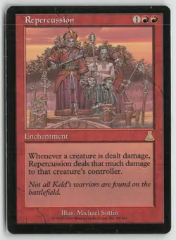 Repercussion Moderately Played 95 Urza's Destiny MTG - Image 1