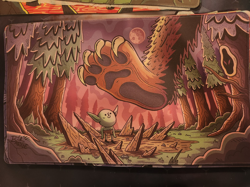 Wizard of Barge (STOMP!!) Playmat *Signed and Stitched* MTG - Image 1