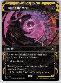 Culling the Weak Rare Secrets of Strixhaven: Mystical Archive 27 MTG NM 2026 - Image 1