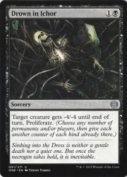 Drown in Ichor Phyrexia: All Will Be One Normal NM 91 - Image 1