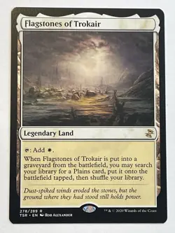 MTG Flagstones of Trokair NM Time Spiral Remastered Regular Magic The Gathering - Image 1