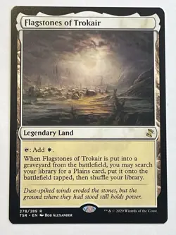 MTG Flagstones of Trokair NM Time Spiral Remastered Regular Magic The Gathering - Image 2
