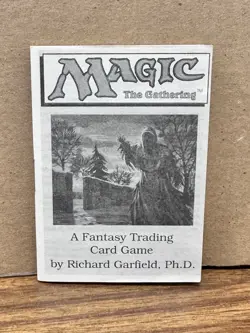 MTG - Magic the Gathering - Beta Rulebook - NM! - Image 1