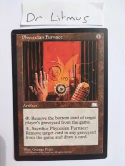1x Phyrexian Furnace Weatherlight MTG Great Condition - Image 1
