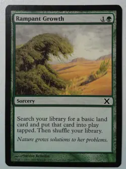 Rampant Growth *Common* Magic MtG x1 Tenth 10th Edition SP - Image 1