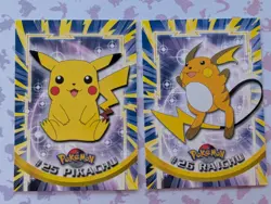 1999 TOPPS TV ANIMATION EDITION (POKEMON) - PIKACHU & RAICHU - Image 1