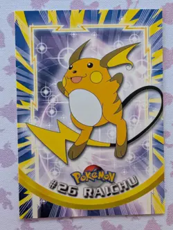 1999 TOPPS TV ANIMATION EDITION (POKEMON) - PIKACHU & RAICHU - Image 4