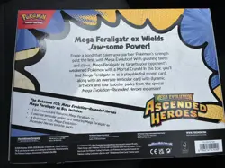 Pokemon TCG: Mega Evolution Ascended Heroes Mega Feraligatr Ex Box New & Sealed - Image 2