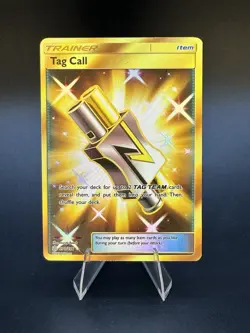 Tag Call (🤫Secret Rare) 270/236 Sm-Cosmic Eclipse *HOLO* Pokemon TCG - Image 1