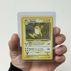 Pokemon Raichu 14/102 Base Set Holo NM - Image 3