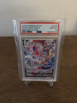 Pokemon Sylveon VMAX TG15/TG30 Brilliant Stars PSA 10 - Image 1