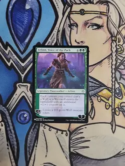 1x Arlinn, Voice of the Pack - NM/M The List - War of the Spark MTG Magic - Image 1