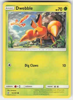 Dwebble 10/236 Common Unified Minds Pokemon Near Mint - Image 1