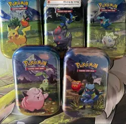 Pokemon TCG Ascended Heroes Mini Tins Lot of 5 Sealed - Brand New - Full Art Set - Image 1