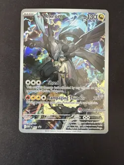 N’s Zekrom 031 Black Star Promo Pokemon Center Stamped NM Unplayed - Image 1