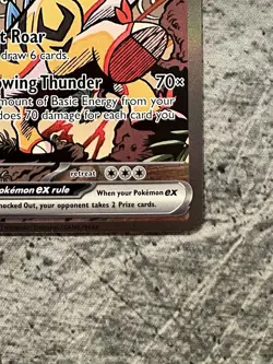 Pokemon TCG Raging Bolt EX 166/131 Sir Prismatic Evolutions NM Condition - Image 4