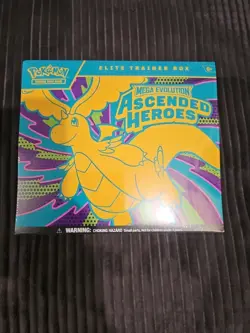 Pokemon Mega Evolution Ascended Heroes Elite Trainer Box Sealed New ships ASAP - Image 1