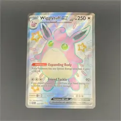 Pokemon Wigglytuff EX 222/091 SV: Paldean Fates Shiny Ultra Rare Holo 250HP - Image 1