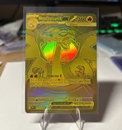 Mega Charizard X ex 130/094 Pokemon Me02: Phantasmal Flames Holo NM - Image 1