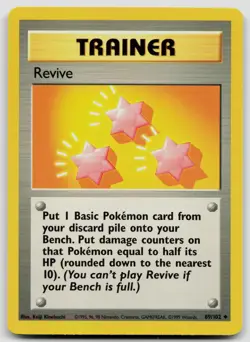 REVIVE 89/102 UNCOMMON BASE SET UNLIMITED POKEMON NM - Image 1