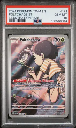 Pokemon Twilight Masquerade Poltchageist 171 PSA 10 - Image 1