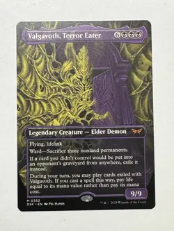 MTG - Valgavoth, Terror Eater - Duskmourn: House of Horror DSK 0352 Showcase - Image 1