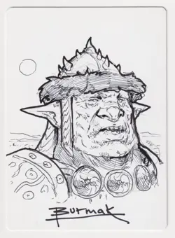 Signed FOIL Rules Lawyer Proof Sketch MP Judge Promo Artist Dmitry Burmak MTG AP - Image 1