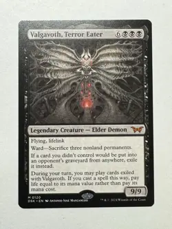 MTG - Valgavoth, Terror Eater - Duskmourn: House of Horror DSK 0120 Mythic Base - Image 1
