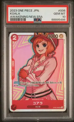 Koala 2023 One Piece Japanese Awakening Of The New Era Japanese #006 PSA 10 - Image 1