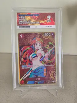 One Piece Nami ST01-007 Parallel Japanese The Best Storage Box Ace Mint 9 - Image 1