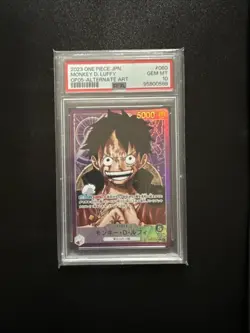 One Piece JPN Monkey.D. Luffy Op05 Alternate Art Leader PSA 10 - Image 1