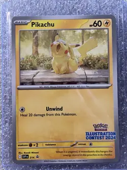 Pokemon Illustration Contest 2024 Promo Cards Set of 3 - Image 2