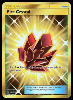 Fire Crystal 231/214 Unbroken Bonds Secret Holo Pokemon Card - Image 1