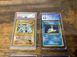 4x Pokemon Graded Card Lot Japanese CGC PSA Slabbed Clefairy Lapras Machamp More - Image 2