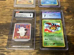 4x Pokemon Graded Card Lot Japanese CGC PSA Slabbed Clefairy Lapras Machamp More - Image 3