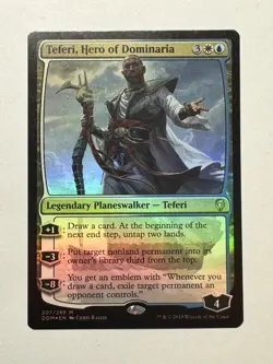 MTG - Teferi, Hero of Dominaria - Dominaria DOM 207/269 Mythic Foil - Image 1