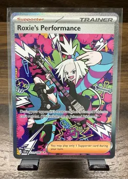 Roxie's Performance SIR 121/086 Chaos Rising CRI Pokemon Card - Image 1