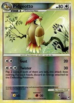 Pidgeotto #48/95 Call of Legends NM - REVERSE HOLO - Pokemon Card - Image 1