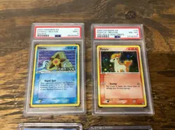 Lot Of 4 Graded Pokemon Cards - CGC/PSA Lot Slabbed Wimpod Staryu Ponyta Tapu - Image 2