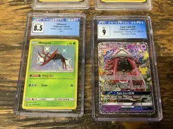 Lot Of 4 Graded Pokemon Cards - CGC/PSA Lot Slabbed Wimpod Staryu Ponyta Tapu - Image 3