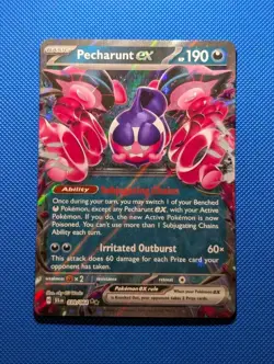 Pecharunt ex 039/064 Sv: Shrouded Fable Holo TCG Pokemon Card (NM) - US Seller - Image 1