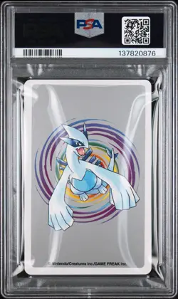2000 POKEMON SILVER VERSION PLAYING CARDS 5 OF HEARTS #196A ESPEON PSA 10 - Image 2