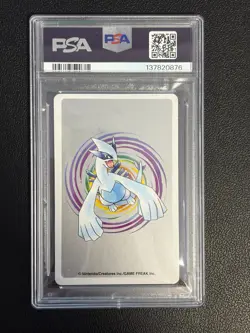2000 POKEMON SILVER VERSION PLAYING CARDS 5 OF HEARTS #196A ESPEON PSA 10 - Image 4